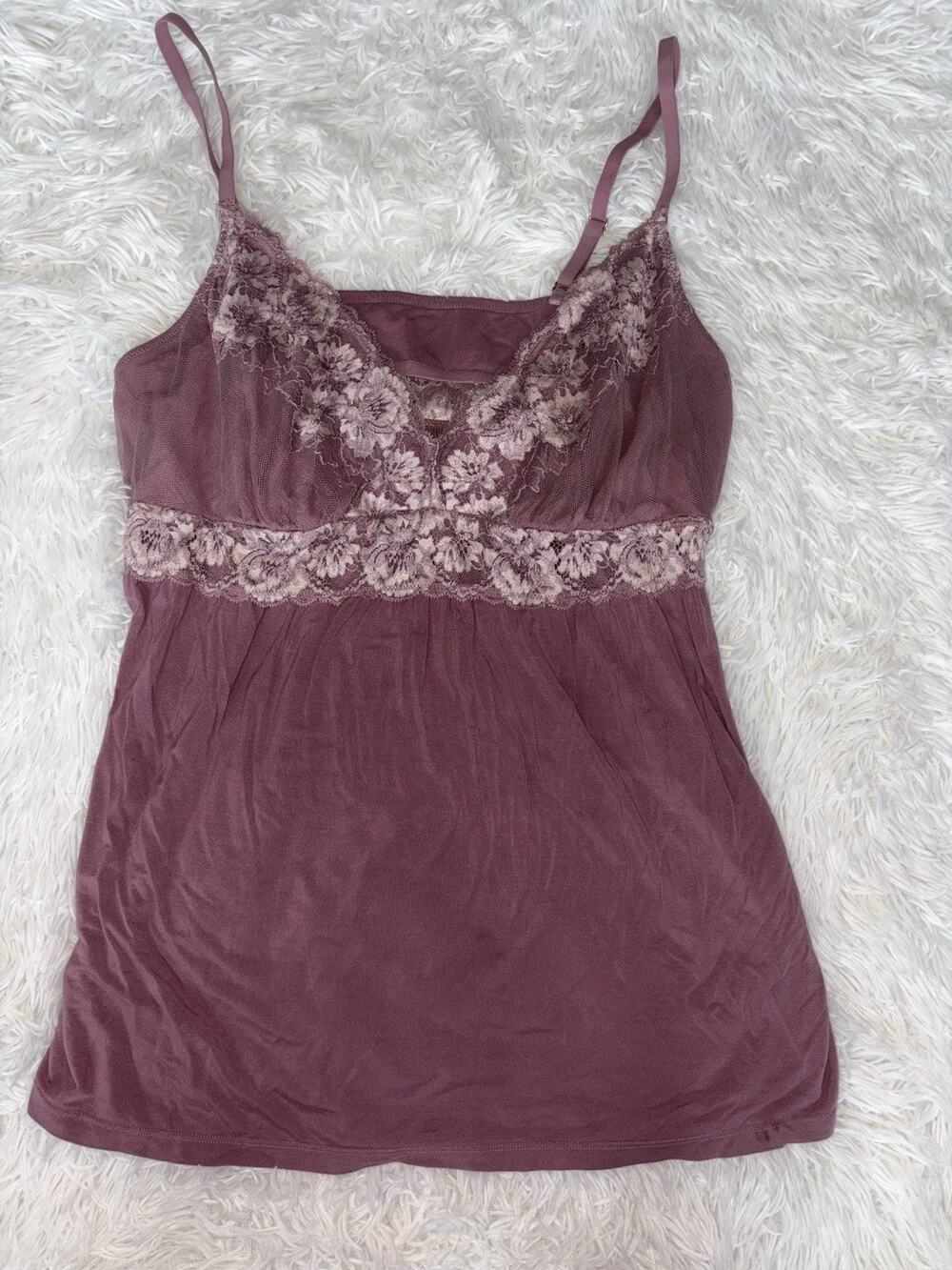 Soma “ Cool Nights Intimates” XL Lace Tank Top. Pretty, Comfortable